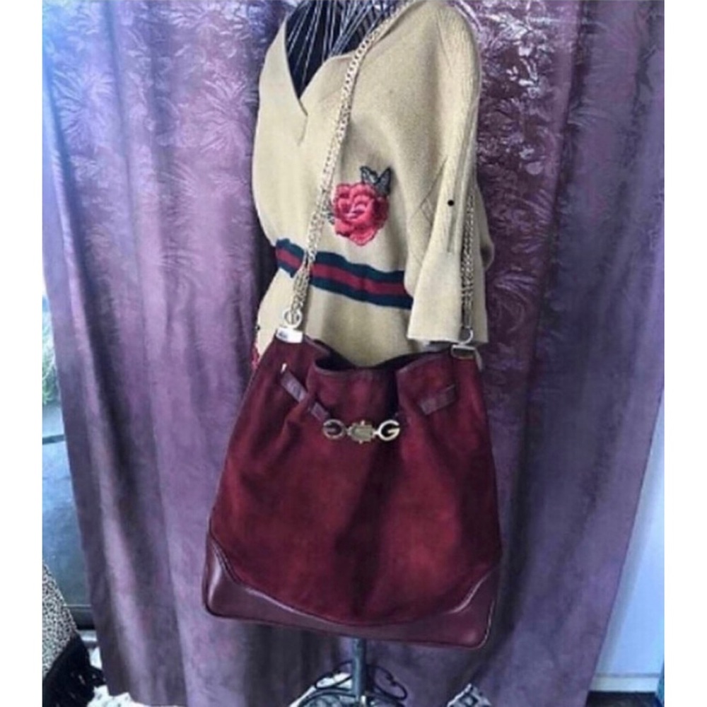 Vintage Gucci Bucket Bag W/ chain strap